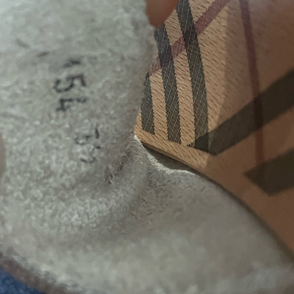 Burberry Classic Plaid Pink Clog Sandals - Picture 9 of 12